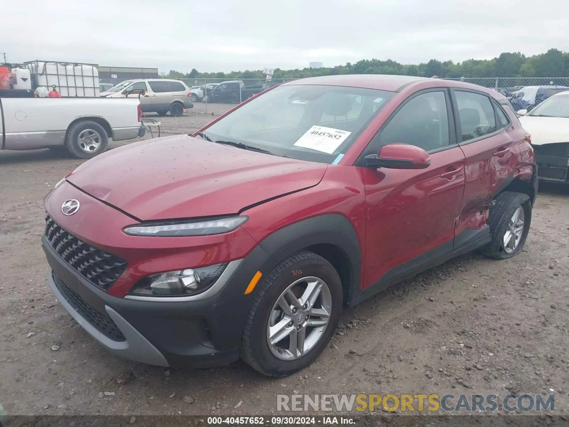 2 Photograph of a damaged car KM8K22ABXPU038428 HYUNDAI KONA 2023
