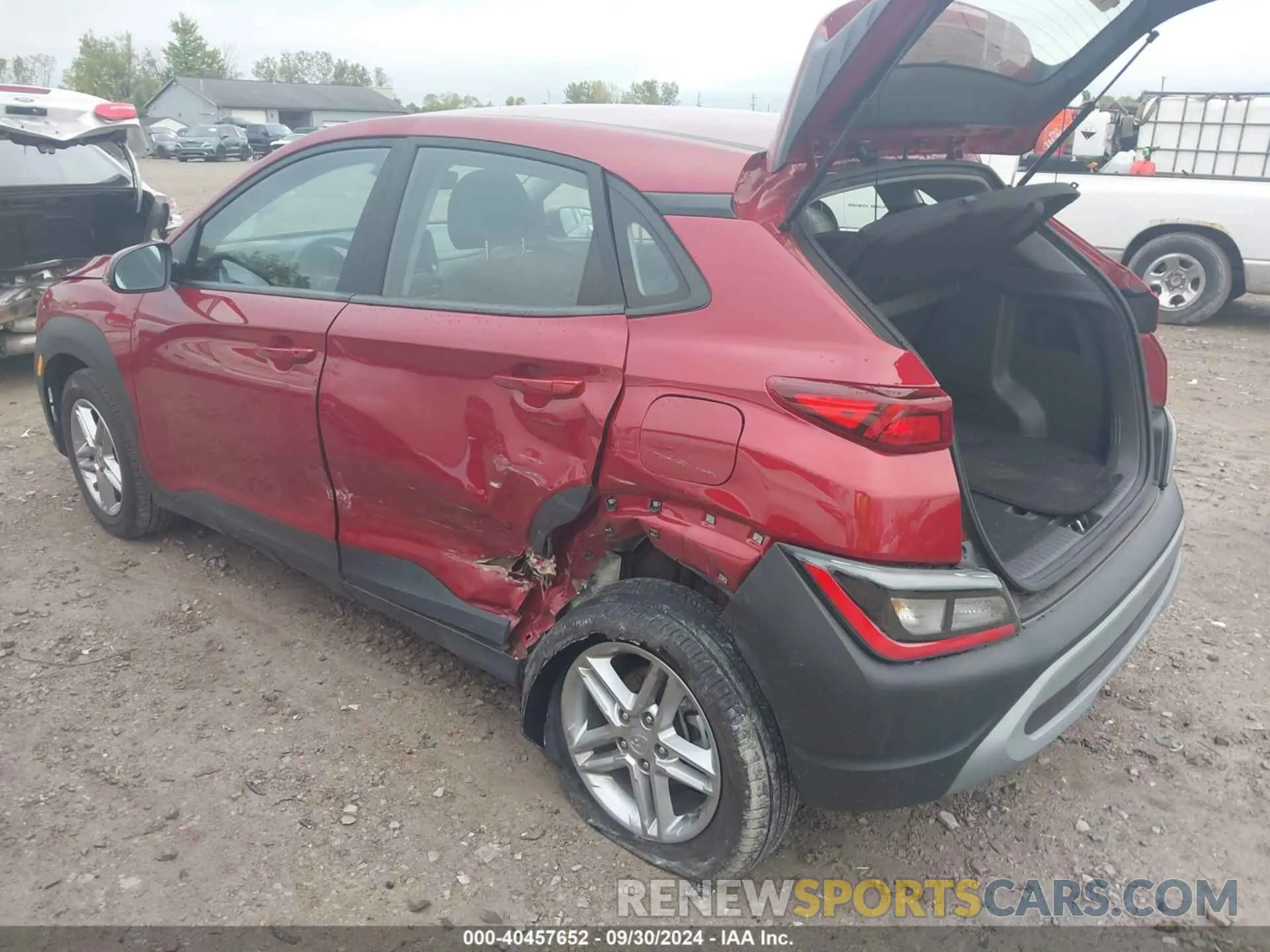 3 Photograph of a damaged car KM8K22ABXPU038428 HYUNDAI KONA 2023