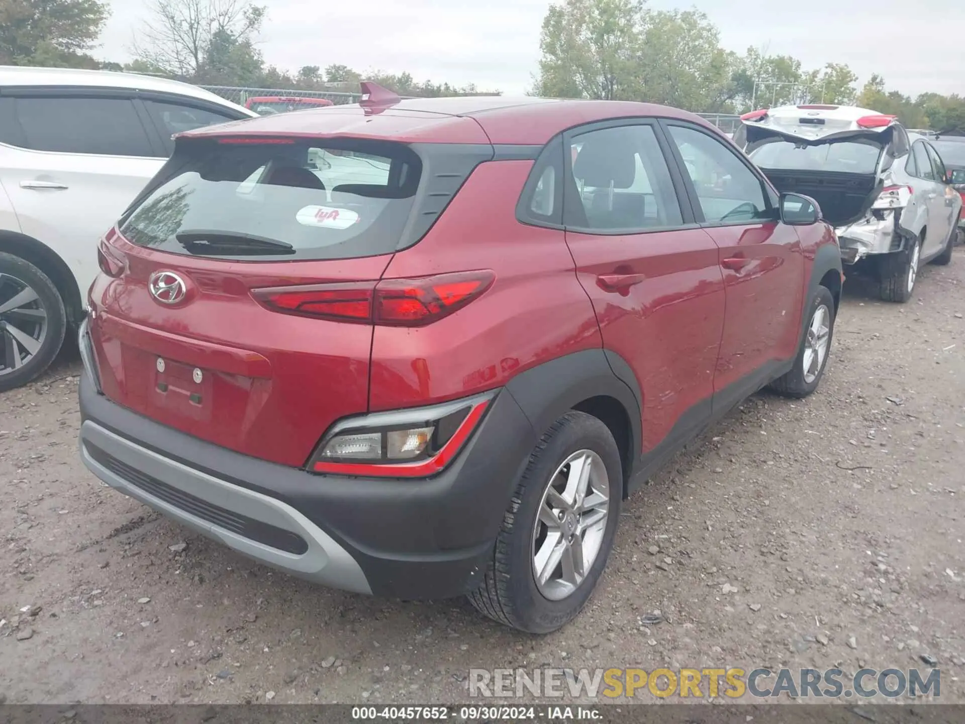 4 Photograph of a damaged car KM8K22ABXPU038428 HYUNDAI KONA 2023