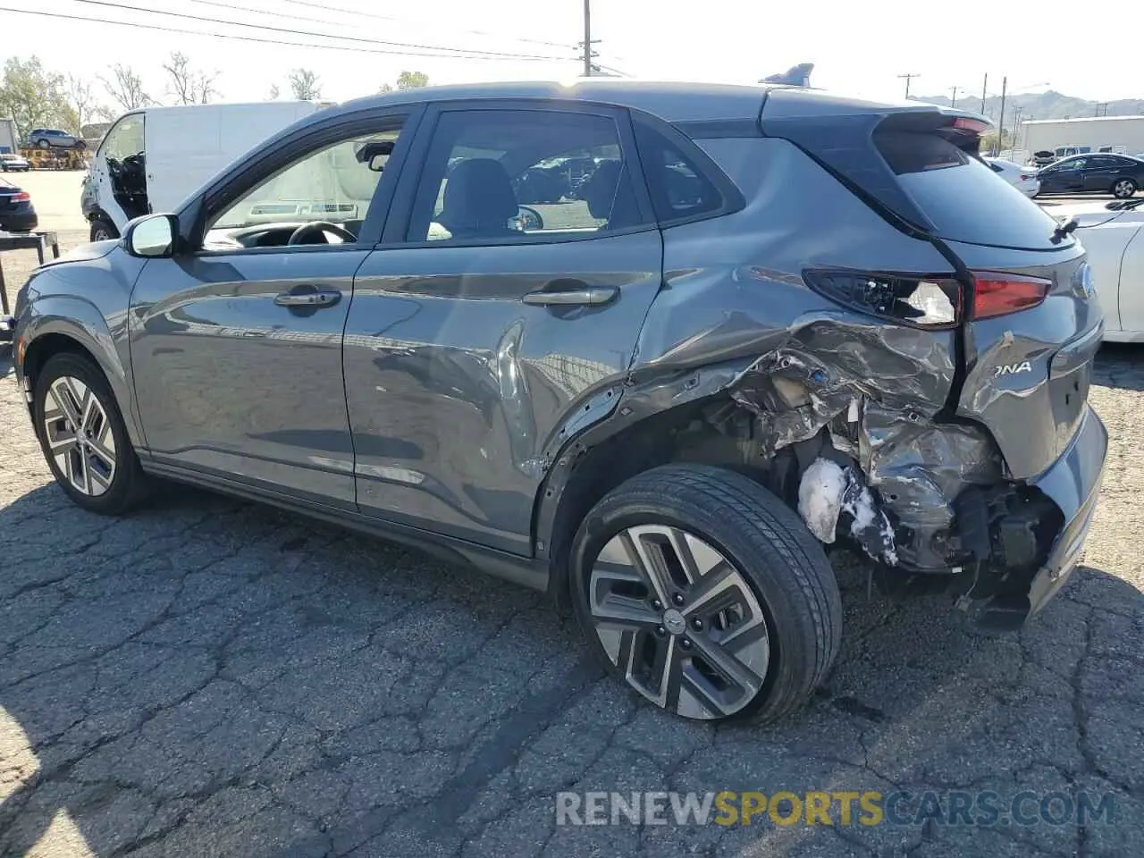 2 Photograph of a damaged car KM8K23AG3PU183909 HYUNDAI KONA 2023