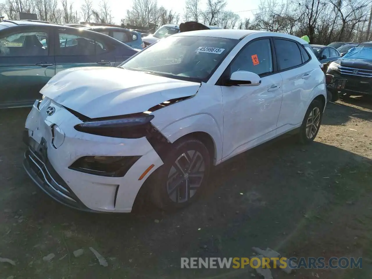 1 Фотография поврежденного автомобиля KM8K23AG3PU187460 HYUNDAI KONA 2023