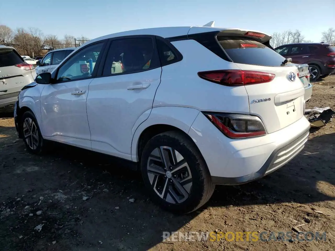 2 Фотография поврежденного автомобиля KM8K23AG3PU187460 HYUNDAI KONA 2023