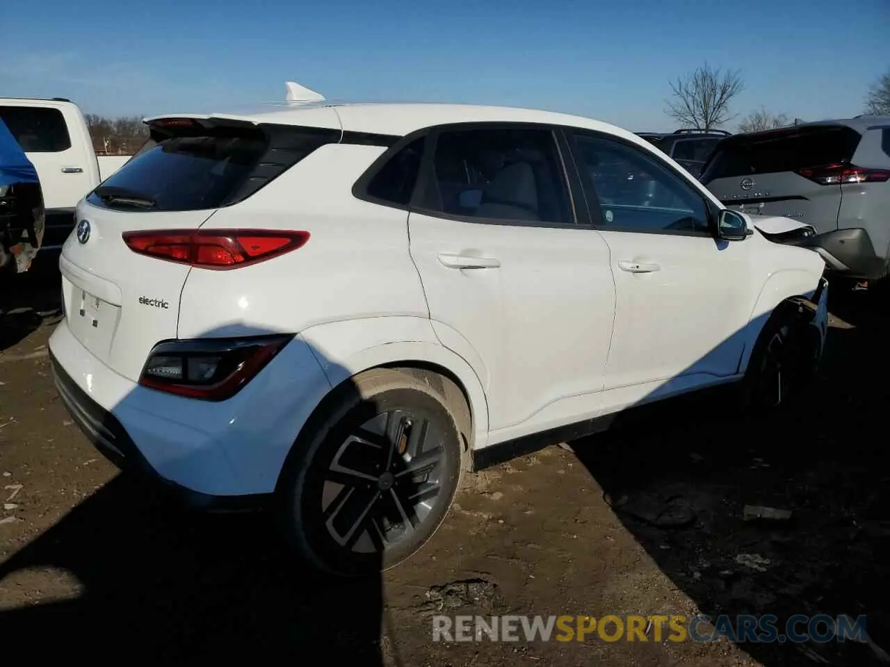 3 Фотография поврежденного автомобиля KM8K23AG3PU187460 HYUNDAI KONA 2023