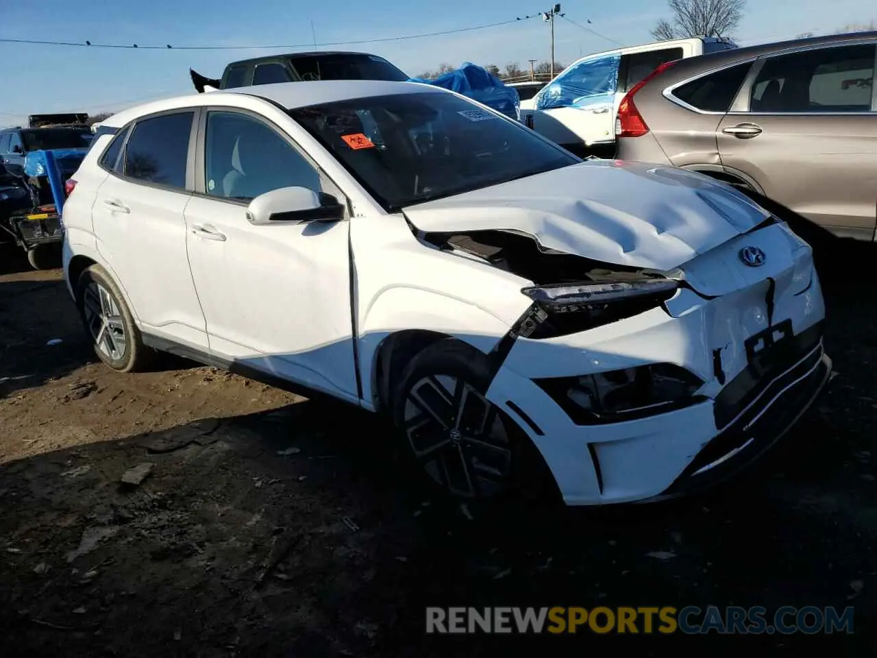 4 Фотография поврежденного автомобиля KM8K23AG3PU187460 HYUNDAI KONA 2023