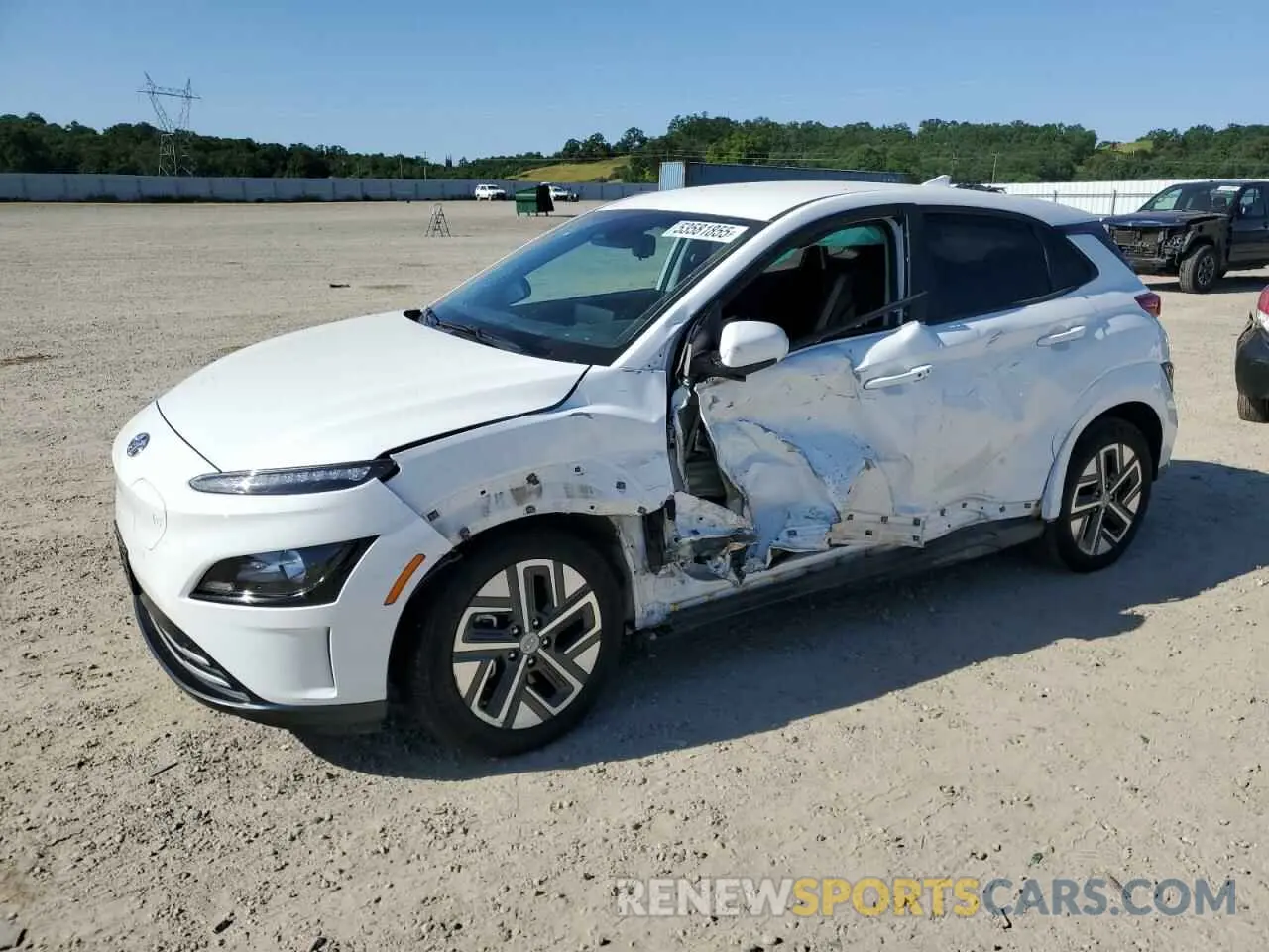 1 Photograph of a damaged car KM8K23AG5PU170224 HYUNDAI KONA 2023