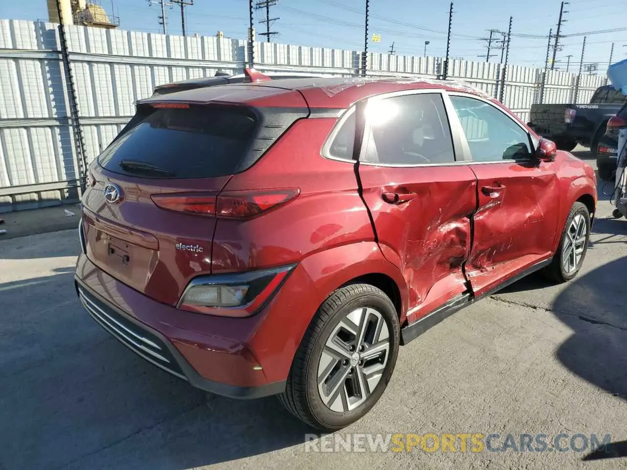 3 Photograph of a damaged car KM8K23AG5PU184477 HYUNDAI KONA 2023