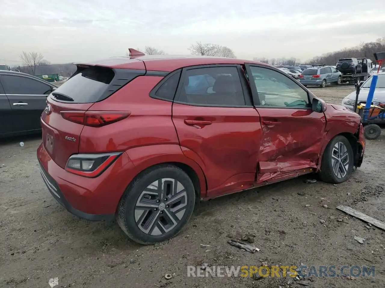 3 Фотография поврежденного автомобиля KM8K23AG6PU187615 HYUNDAI KONA 2023