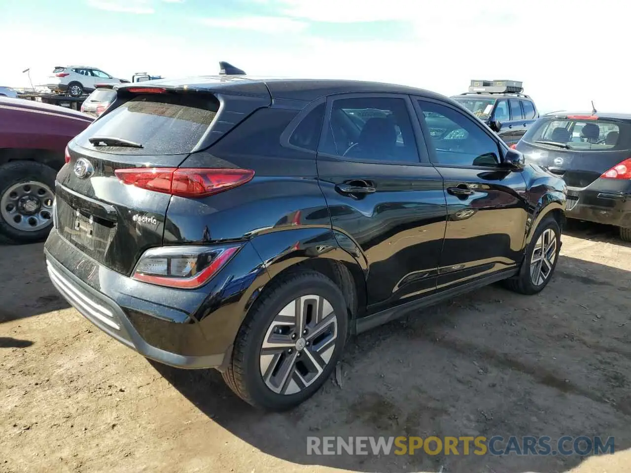 3 Photograph of a damaged car KM8K23AG7PU166756 HYUNDAI KONA 2023