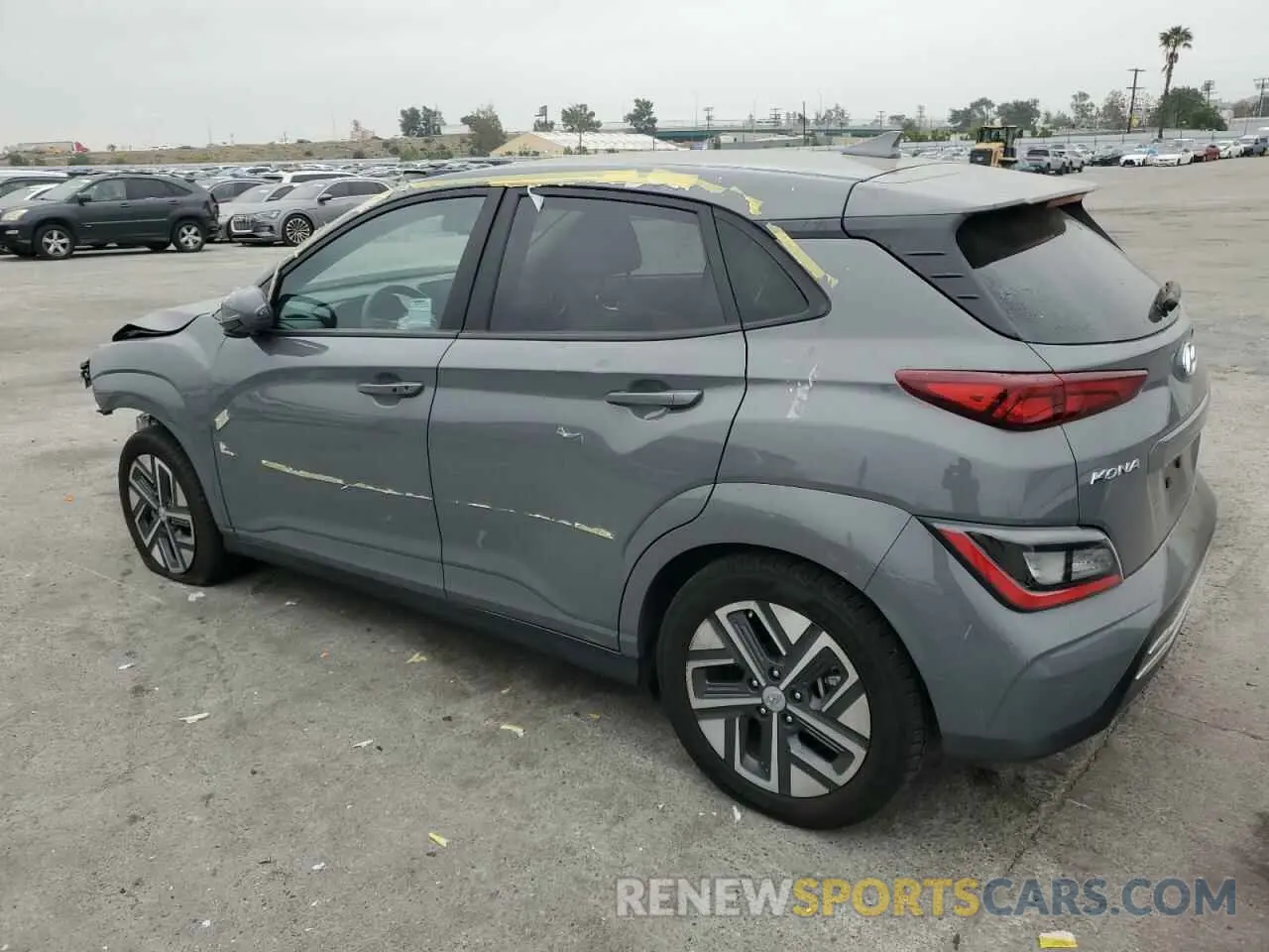 2 Photograph of a damaged car KM8K23AG7PU183881 HYUNDAI KONA 2023