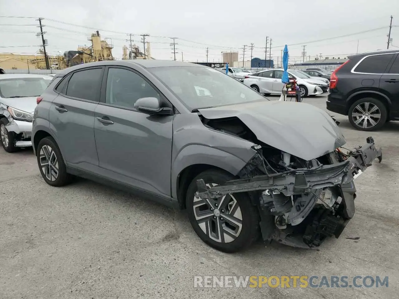 4 Photograph of a damaged car KM8K23AG7PU183881 HYUNDAI KONA 2023