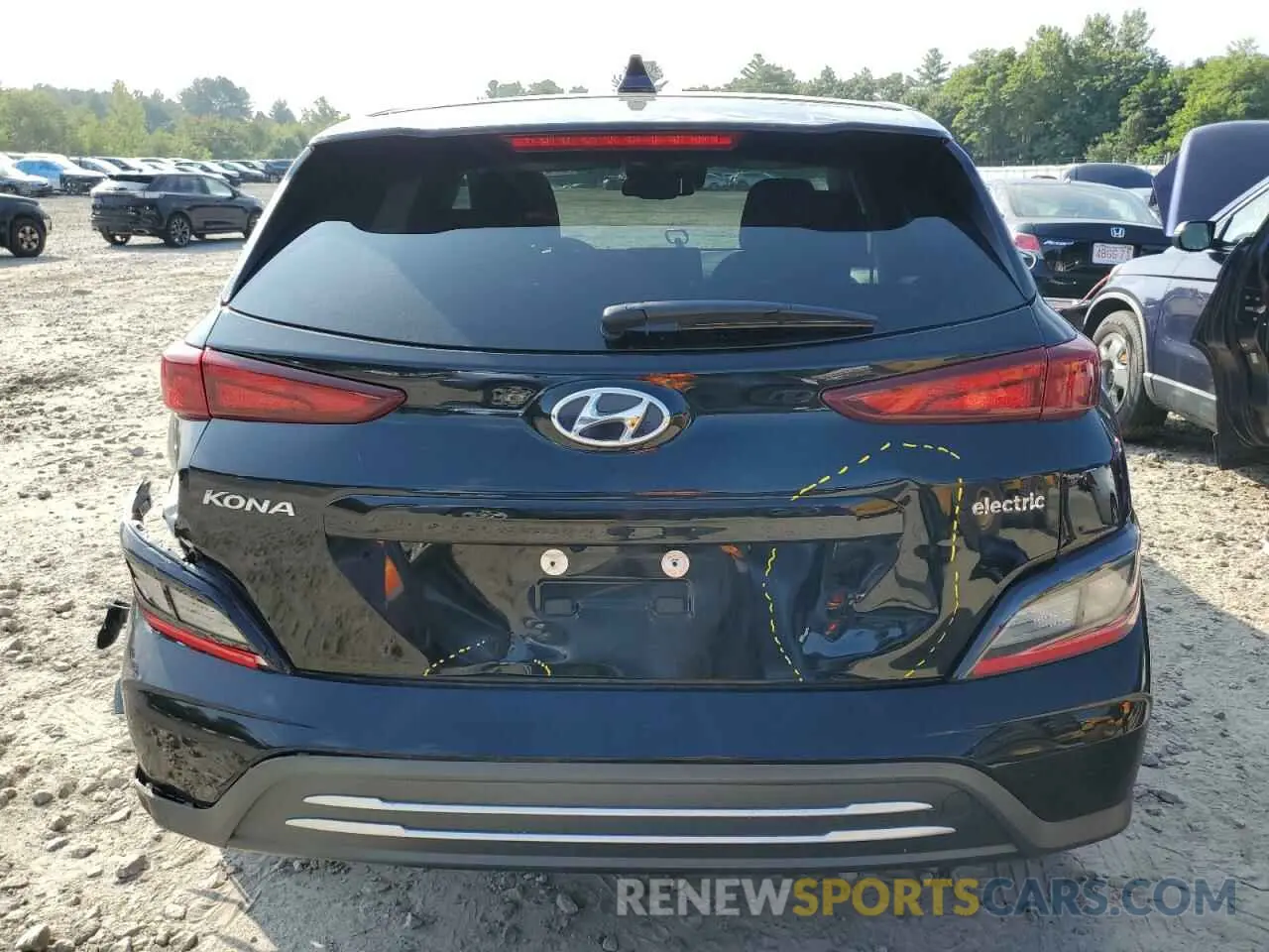 6 Фотография поврежденного автомобиля KM8K23AG7PU191270 HYUNDAI KONA 2023