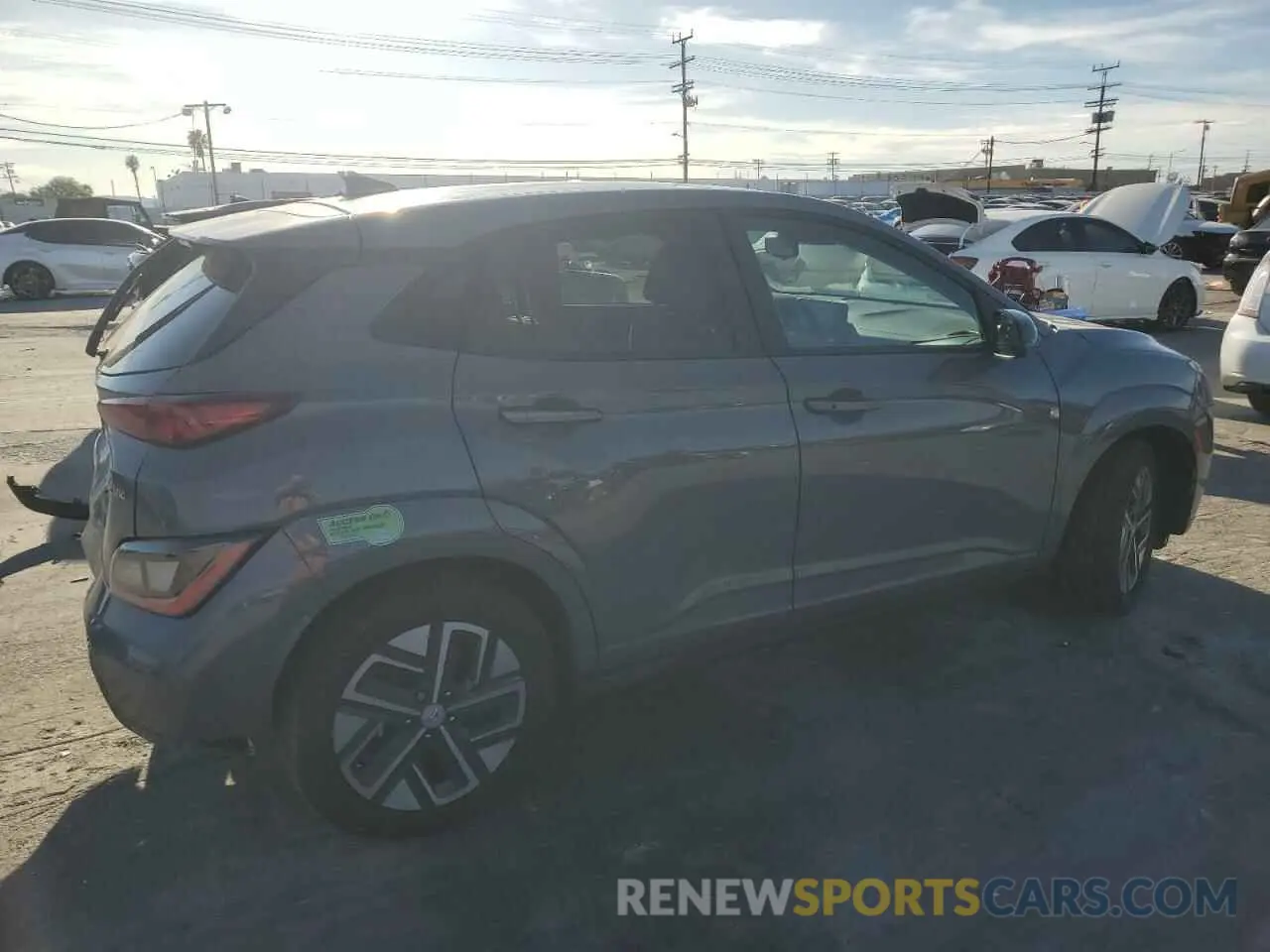 3 Photograph of a damaged car KM8K23AG9PU168301 HYUNDAI KONA 2023