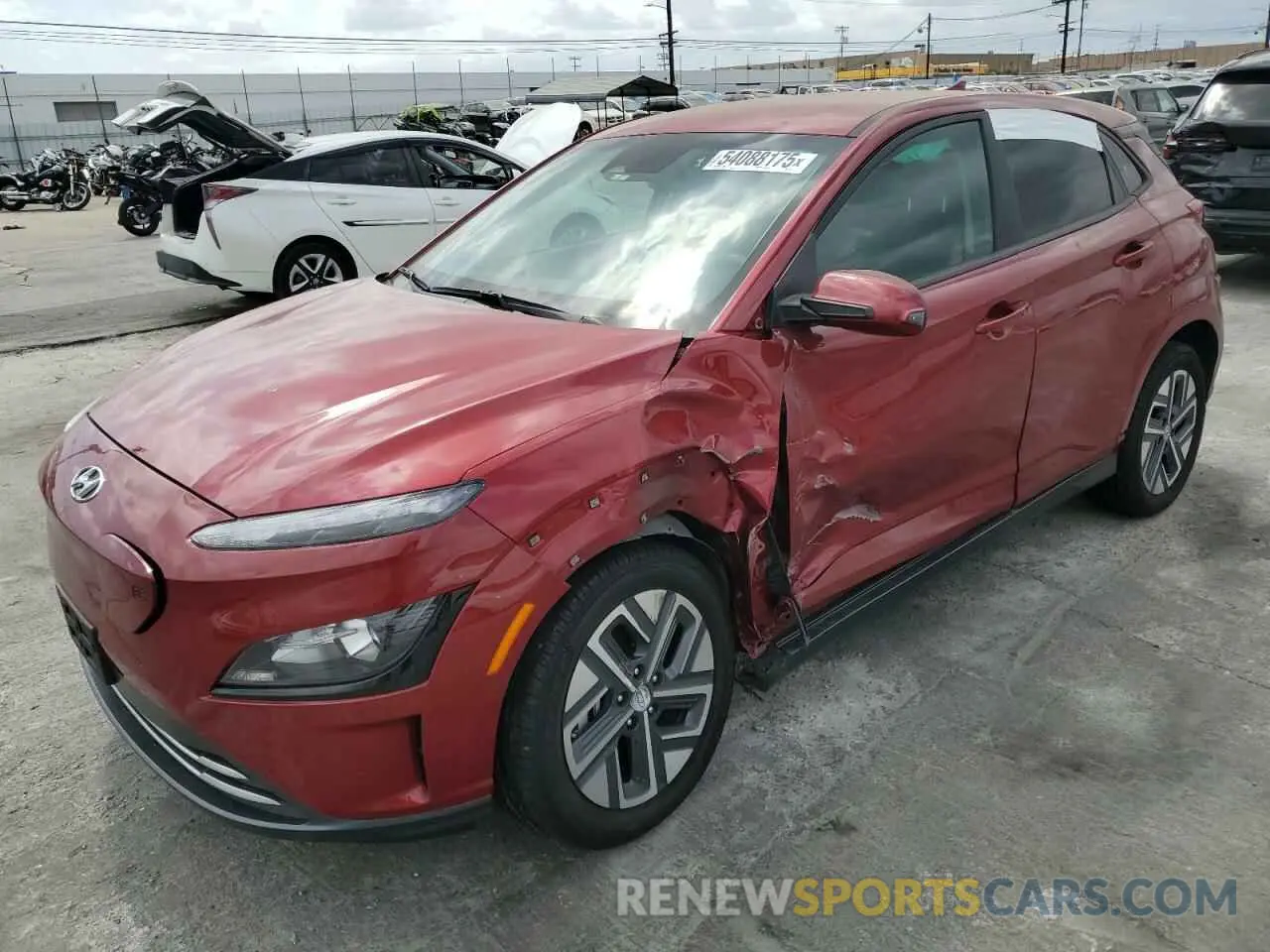 1 Фотография поврежденного автомобиля KM8K23AG9PU184921 HYUNDAI KONA 2023