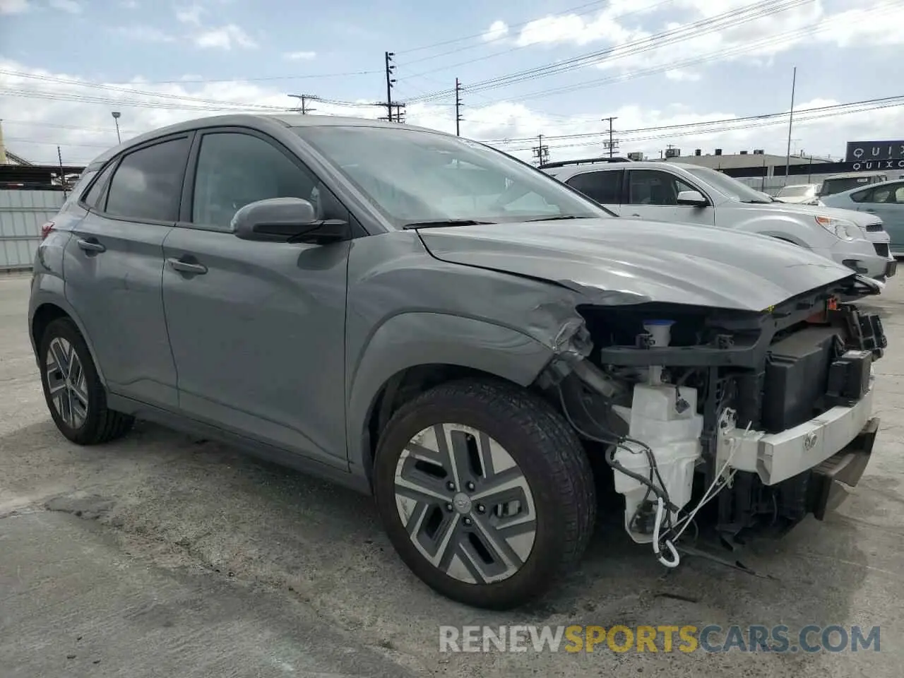 4 Photograph of a damaged car KM8K23AGXPU183664 HYUNDAI KONA 2023