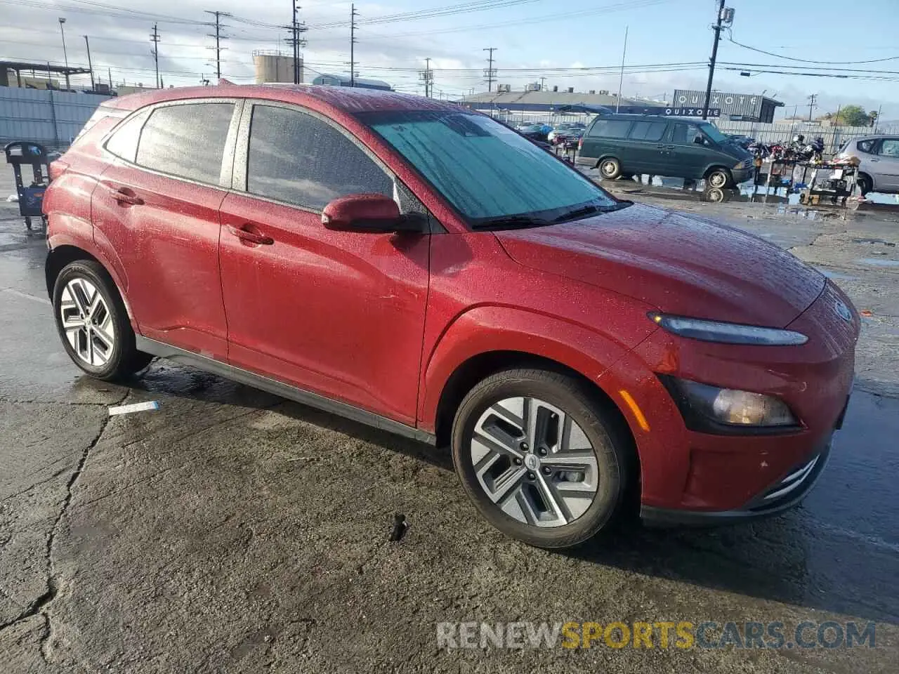 4 Фотография поврежденного автомобиля KM8K23AGXPU184362 HYUNDAI KONA 2023