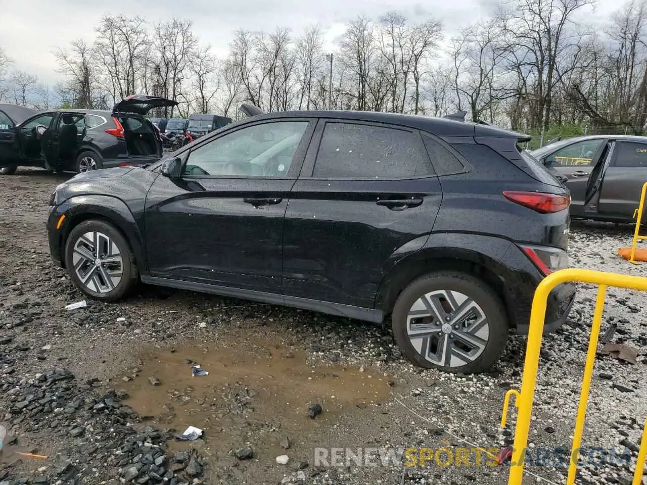 2 Photograph of a damaged car KM8K23AGXPU191490 HYUNDAI KONA 2023