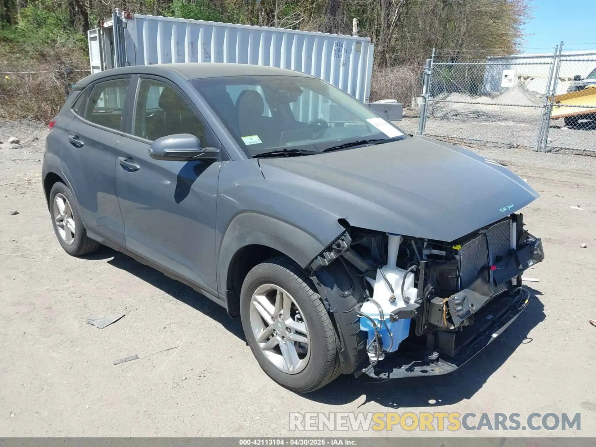1 Photograph of a damaged car KM8K2CAB2PU042124 HYUNDAI KONA 2023