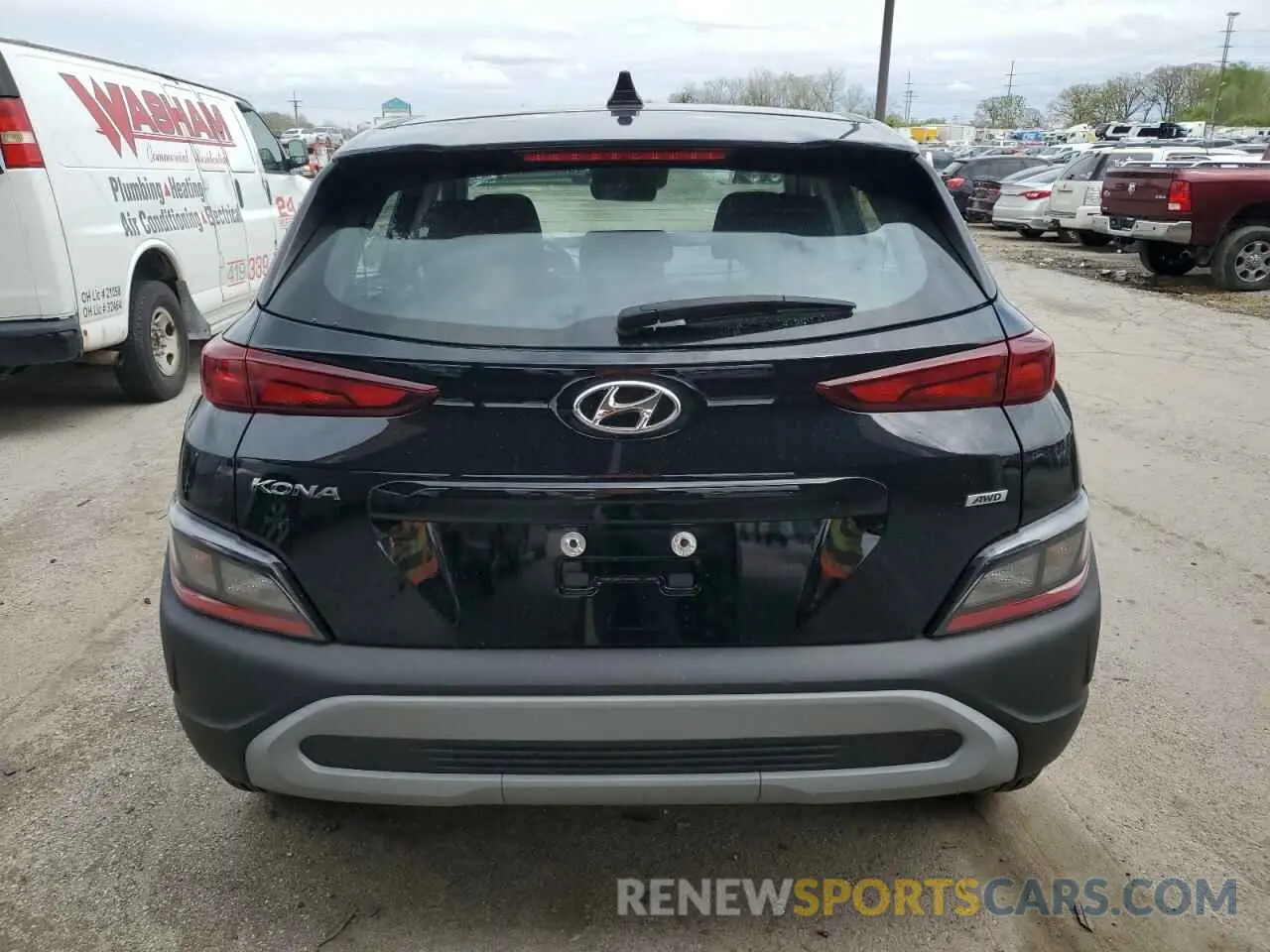 6 Photograph of a damaged car KM8K2CAB4PU995675 HYUNDAI KONA 2023