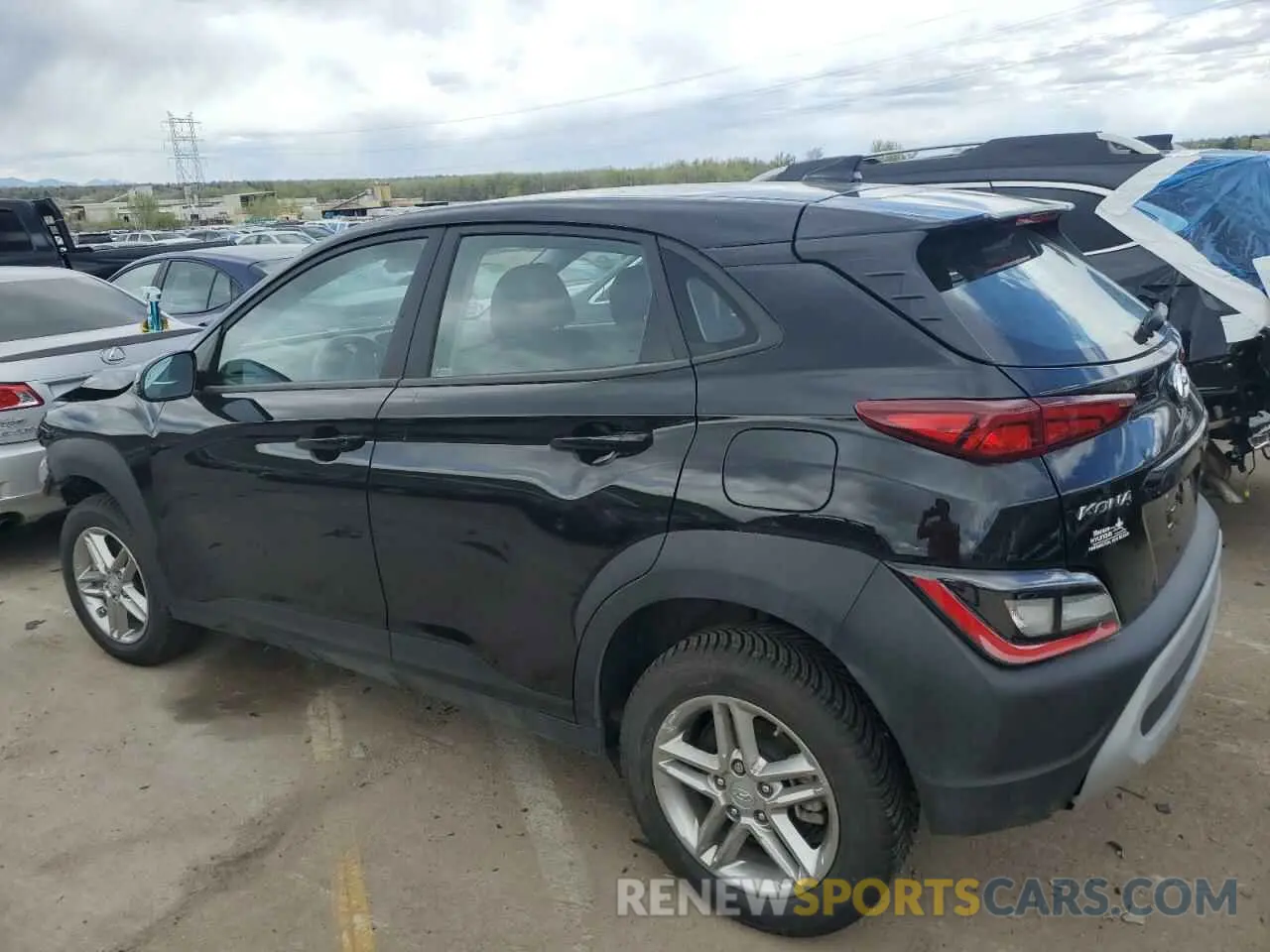 2 Photograph of a damaged car KM8K2CAB9PU989287 HYUNDAI KONA 2023