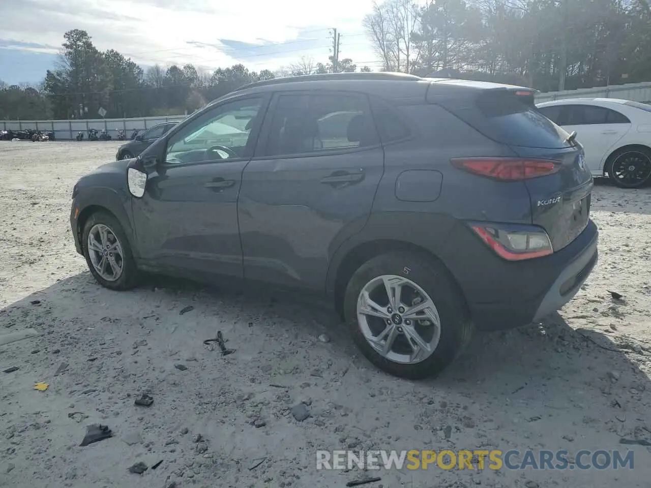 2 Photograph of a damaged car KM8K32AB1PU017478 HYUNDAI KONA 2023