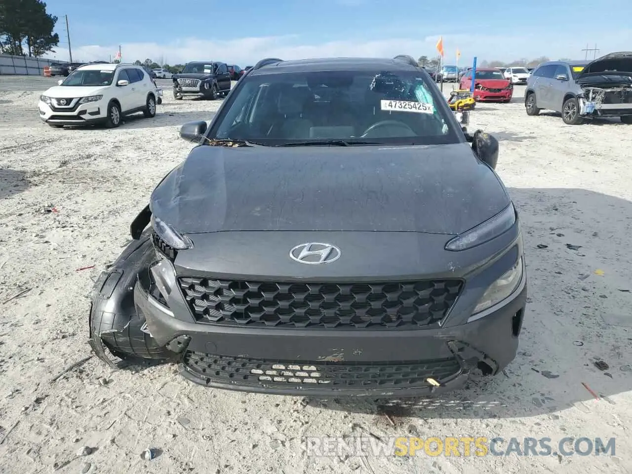 5 Photograph of a damaged car KM8K32AB1PU017478 HYUNDAI KONA 2023