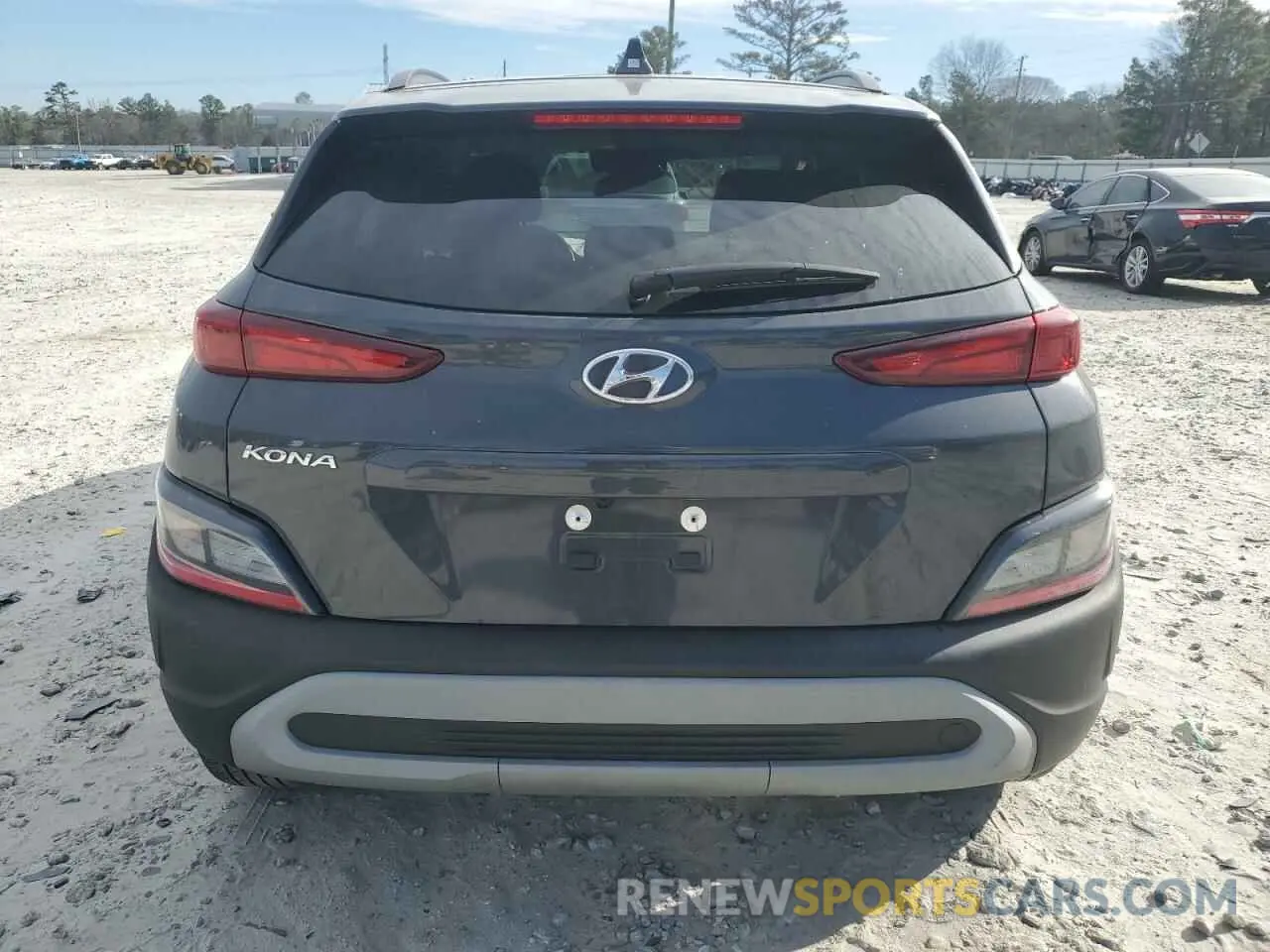 6 Photograph of a damaged car KM8K32AB1PU017478 HYUNDAI KONA 2023