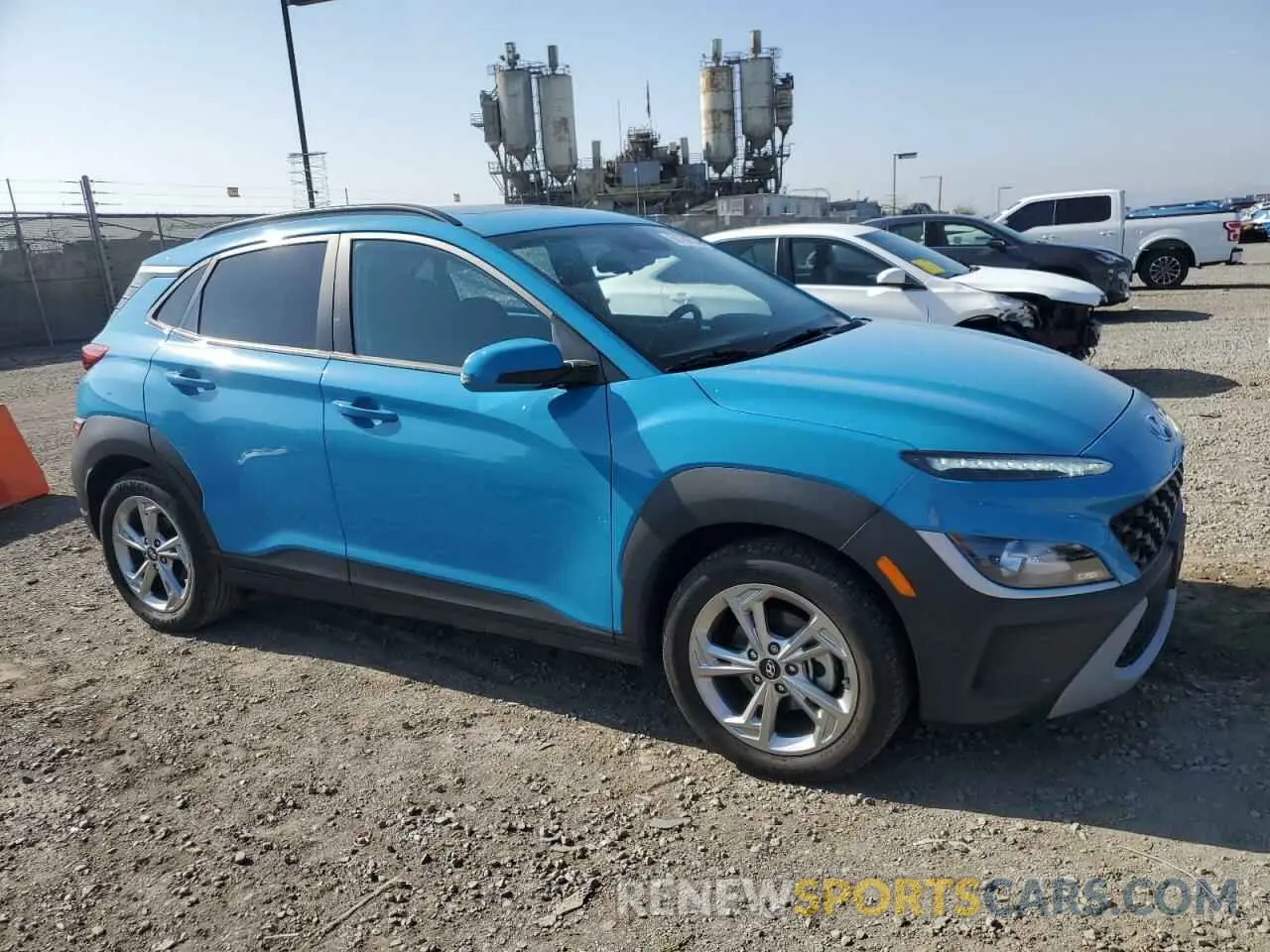 4 Фотография поврежденного автомобиля KM8K32AB1PU965573 HYUNDAI KONA 2023