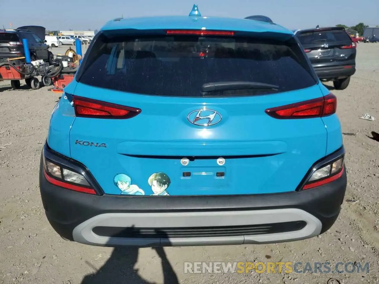 6 Фотография поврежденного автомобиля KM8K32AB1PU965573 HYUNDAI KONA 2023