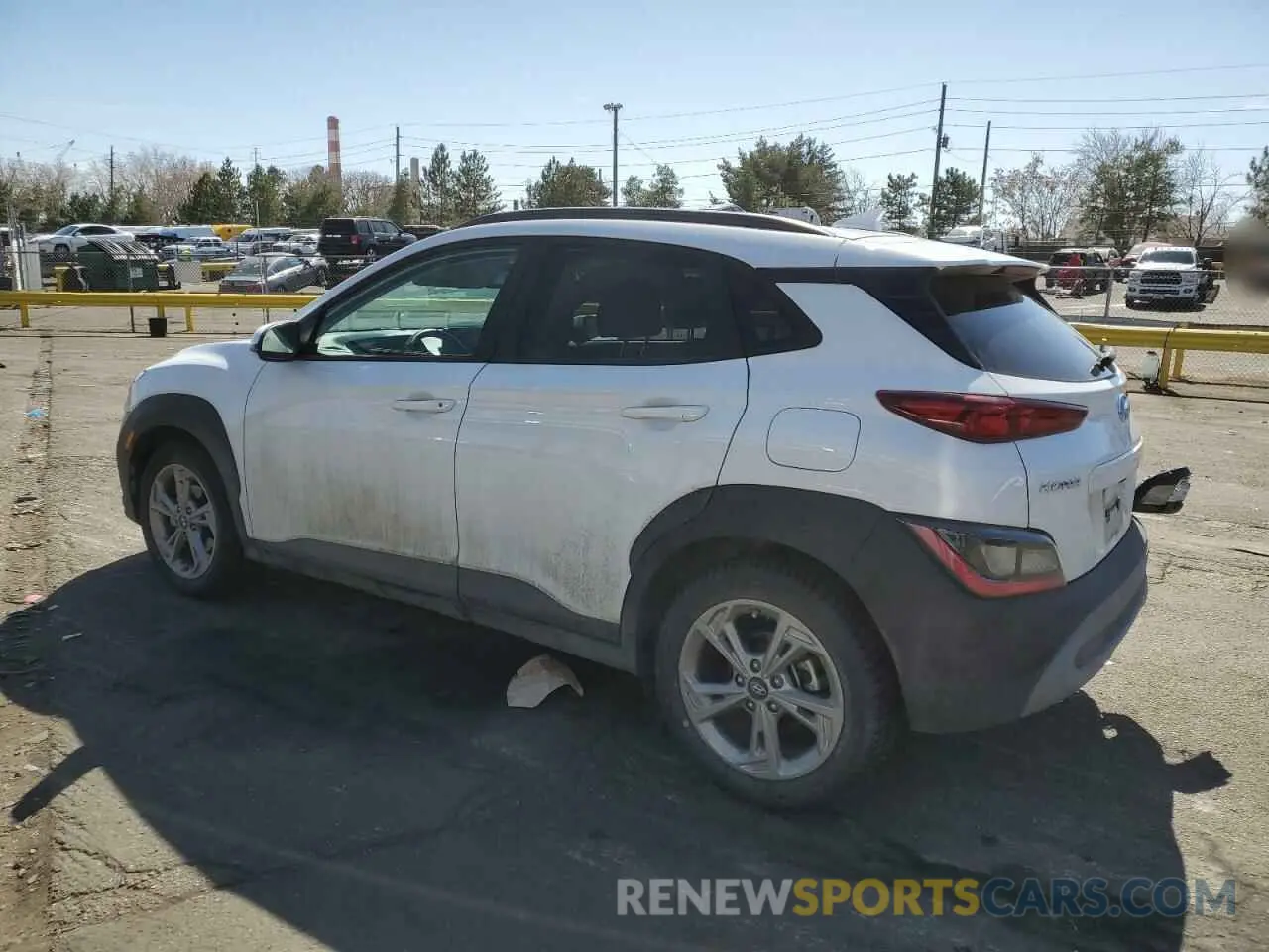2 Photograph of a damaged car KM8K32AB2PU976324 HYUNDAI KONA 2023