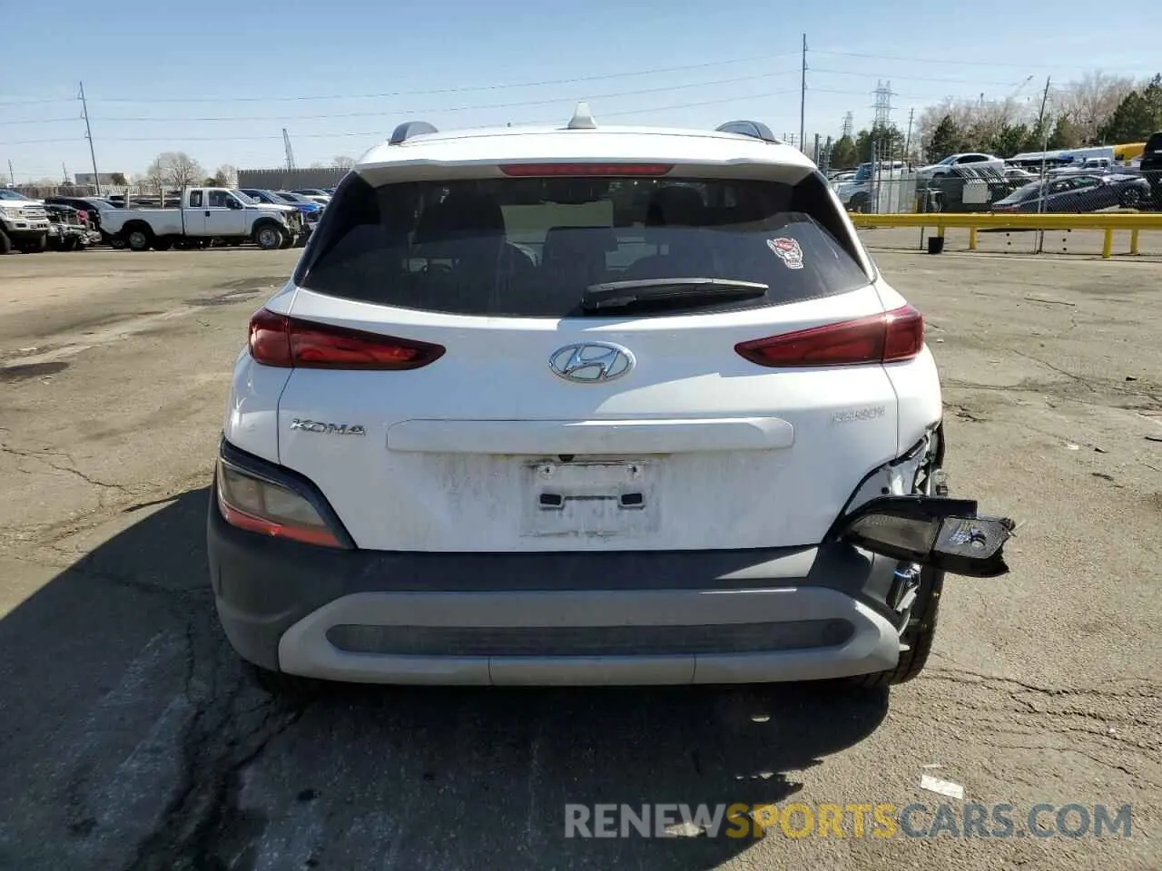 6 Photograph of a damaged car KM8K32AB2PU976324 HYUNDAI KONA 2023