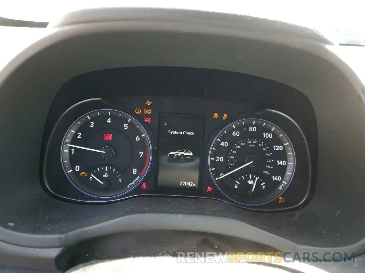 9 Photograph of a damaged car KM8K32AB2PU976324 HYUNDAI KONA 2023