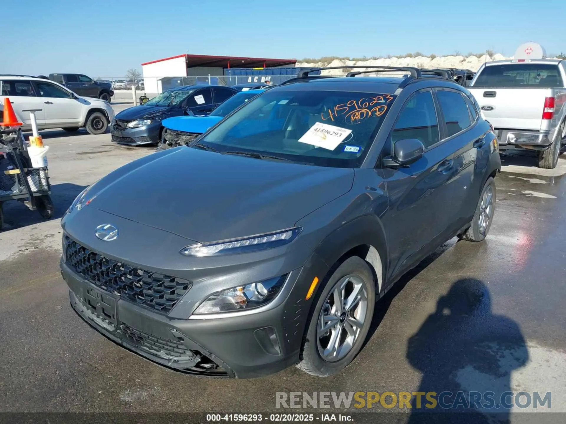 2 Photograph of a damaged car KM8K32AB2PU996203 HYUNDAI KONA 2023