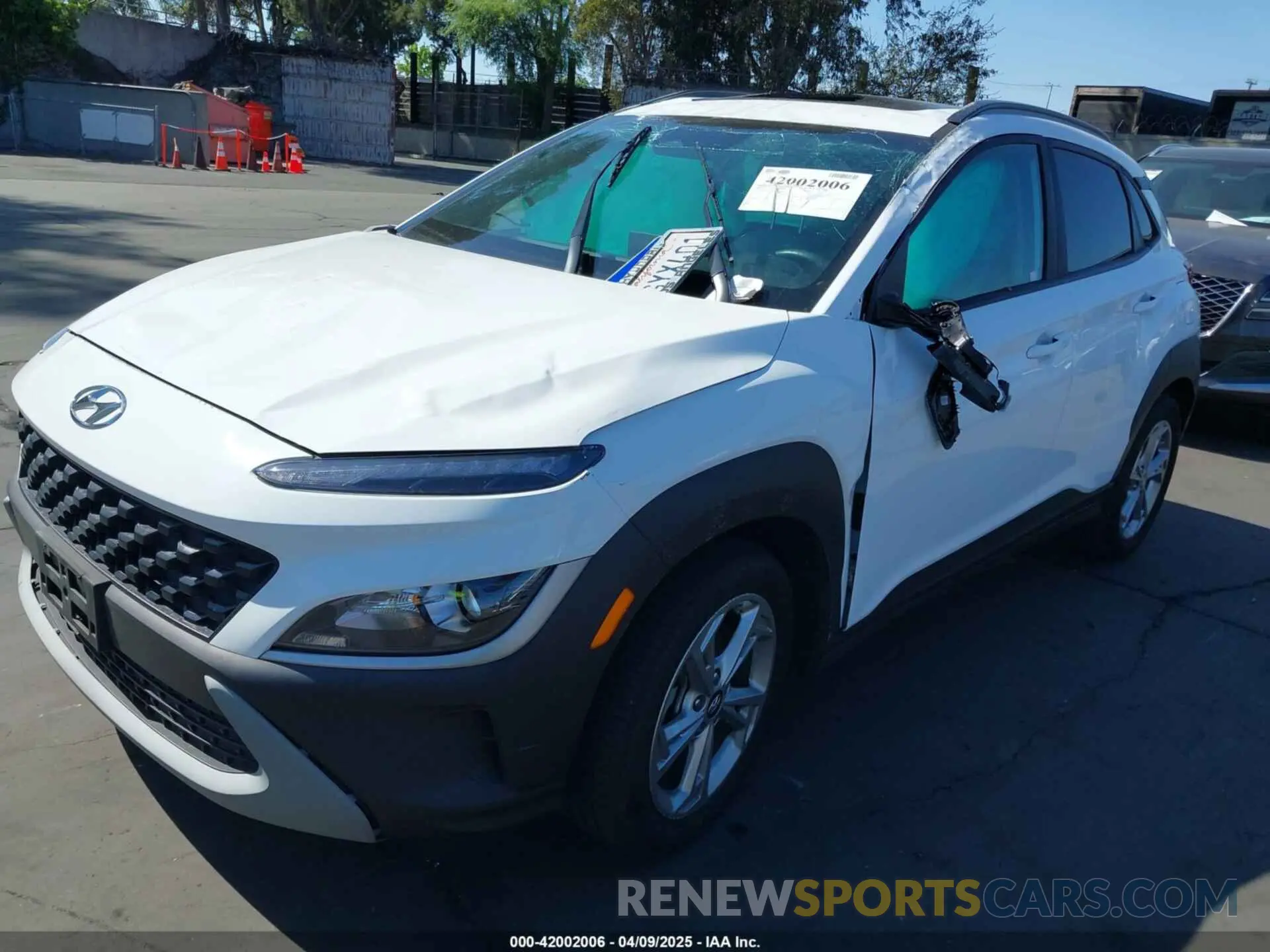 2 Фотография поврежденного автомобиля KM8K32AB3PU049347 HYUNDAI KONA 2023