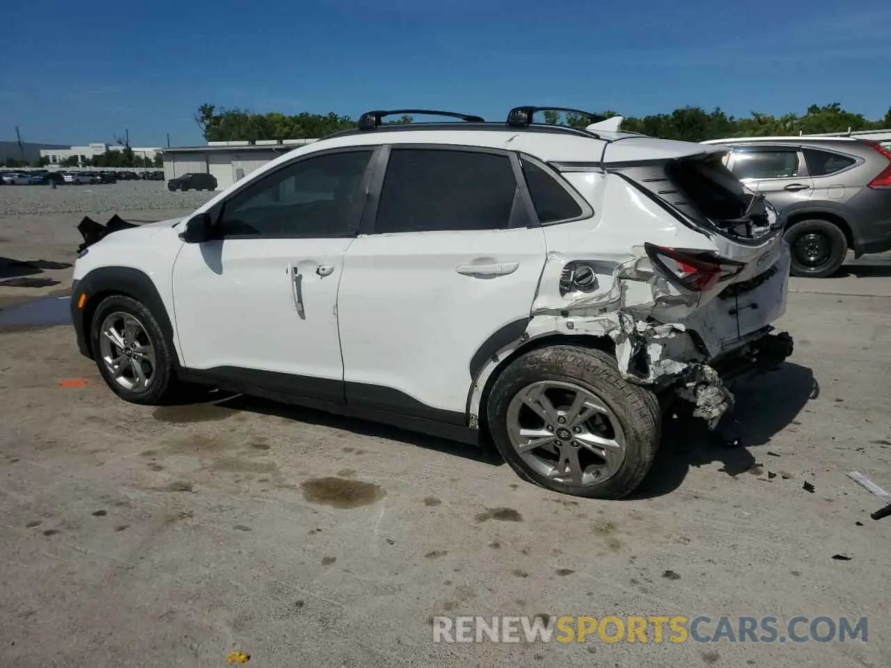 2 Photograph of a damaged car KM8K32AB7PU957364 HYUNDAI KONA 2023
