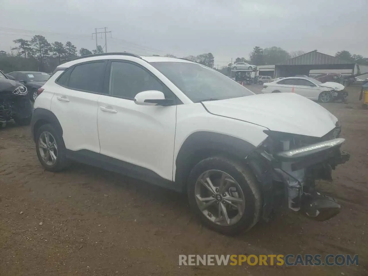 4 Photograph of a damaged car KM8K32ABXPU057865 HYUNDAI KONA 2023