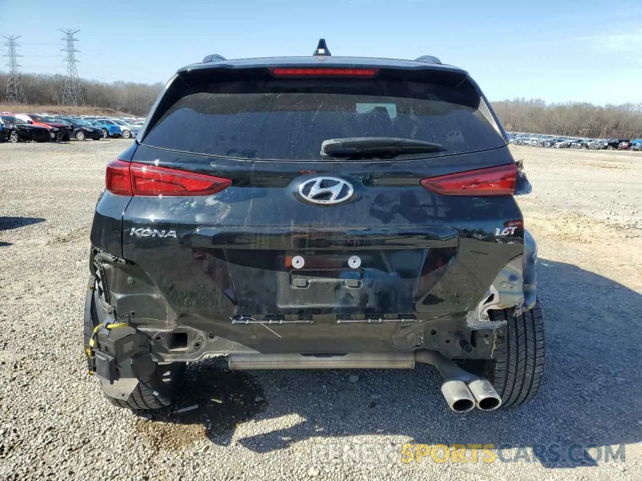 6 Photograph of a damaged car KM8K33A33PU943766 HYUNDAI KONA 2023