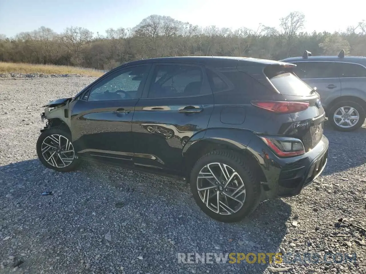 2 Фотография поврежденного автомобиля KM8K33A36PU009617 HYUNDAI KONA 2023