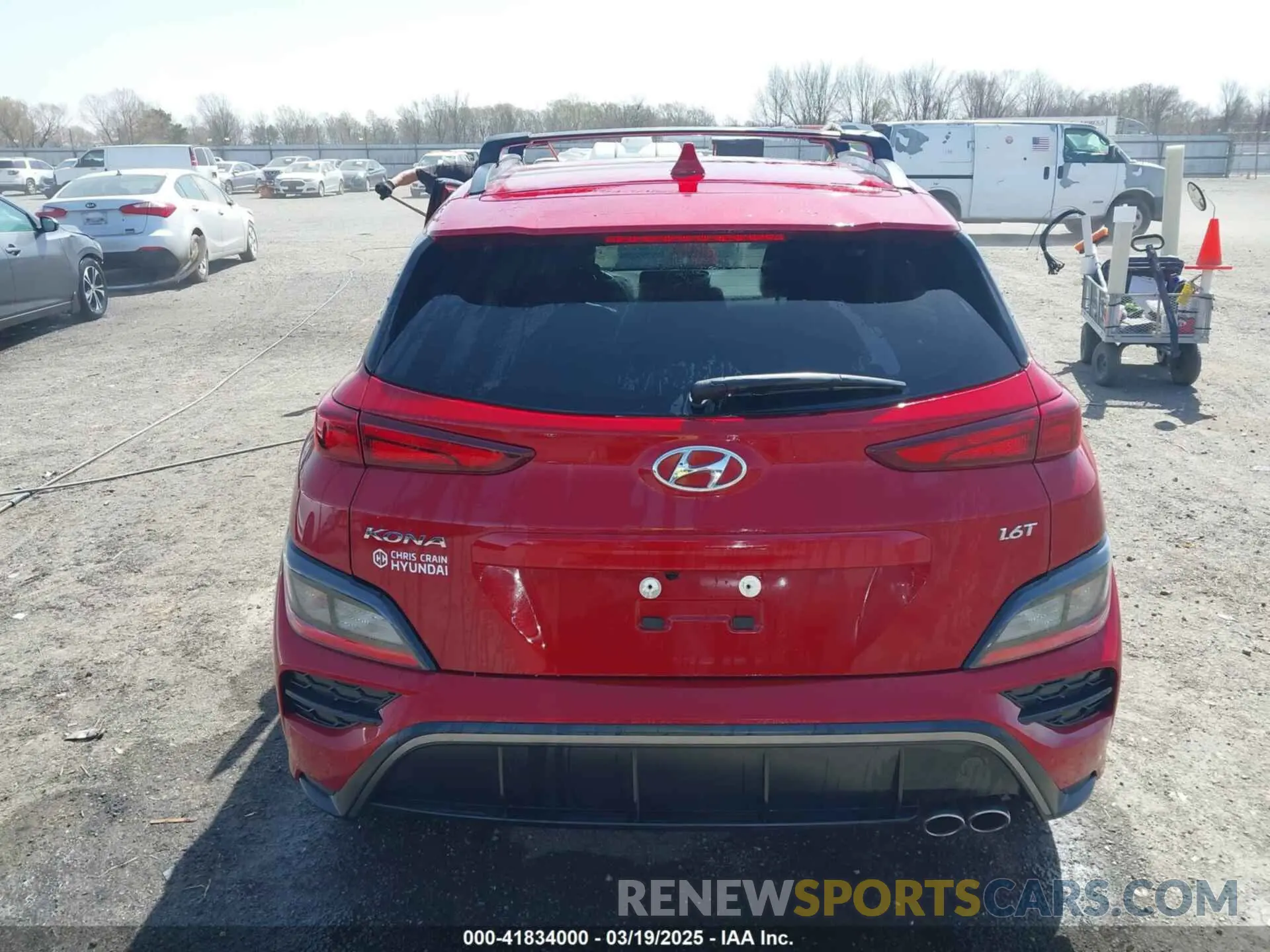16 Photograph of a damaged car KM8K33A39PU951418 HYUNDAI KONA 2023