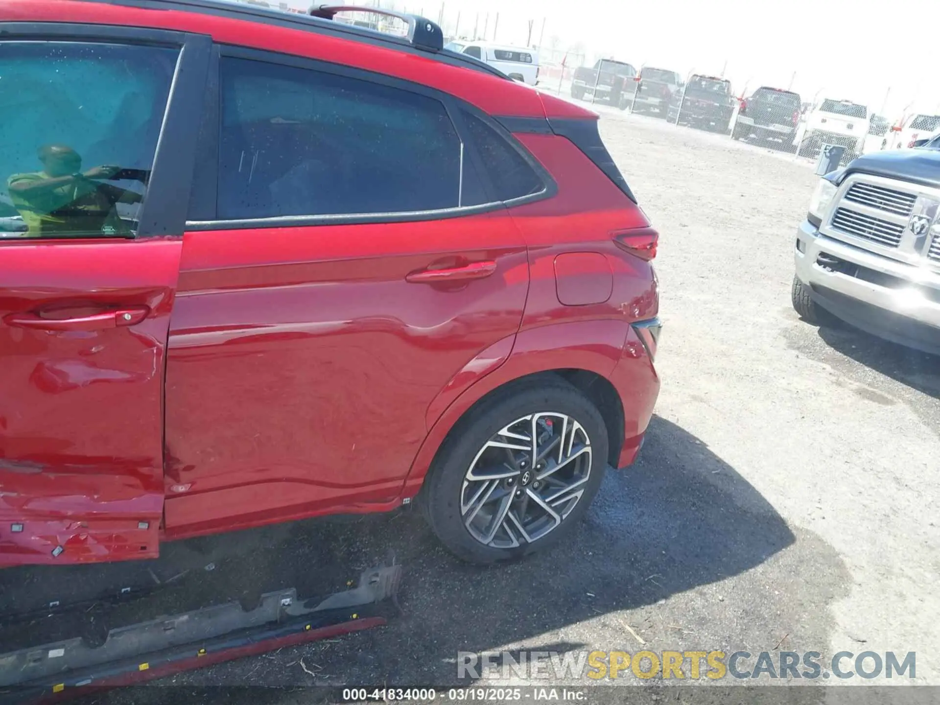 17 Photograph of a damaged car KM8K33A39PU951418 HYUNDAI KONA 2023