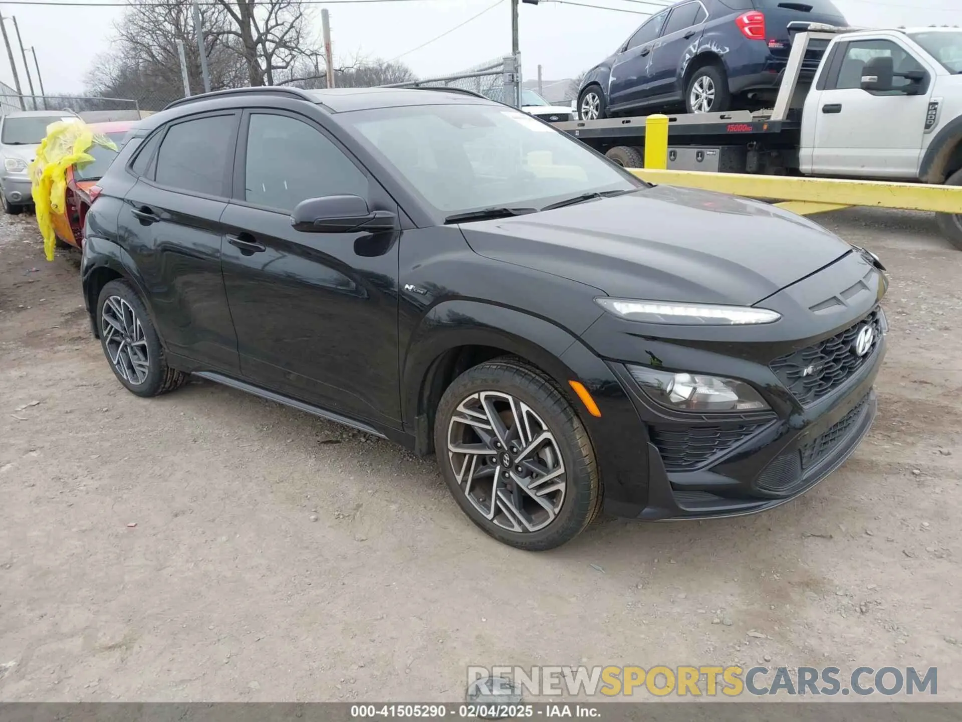 1 Фотография поврежденного автомобиля KM8K33A39PU989957 HYUNDAI KONA 2023