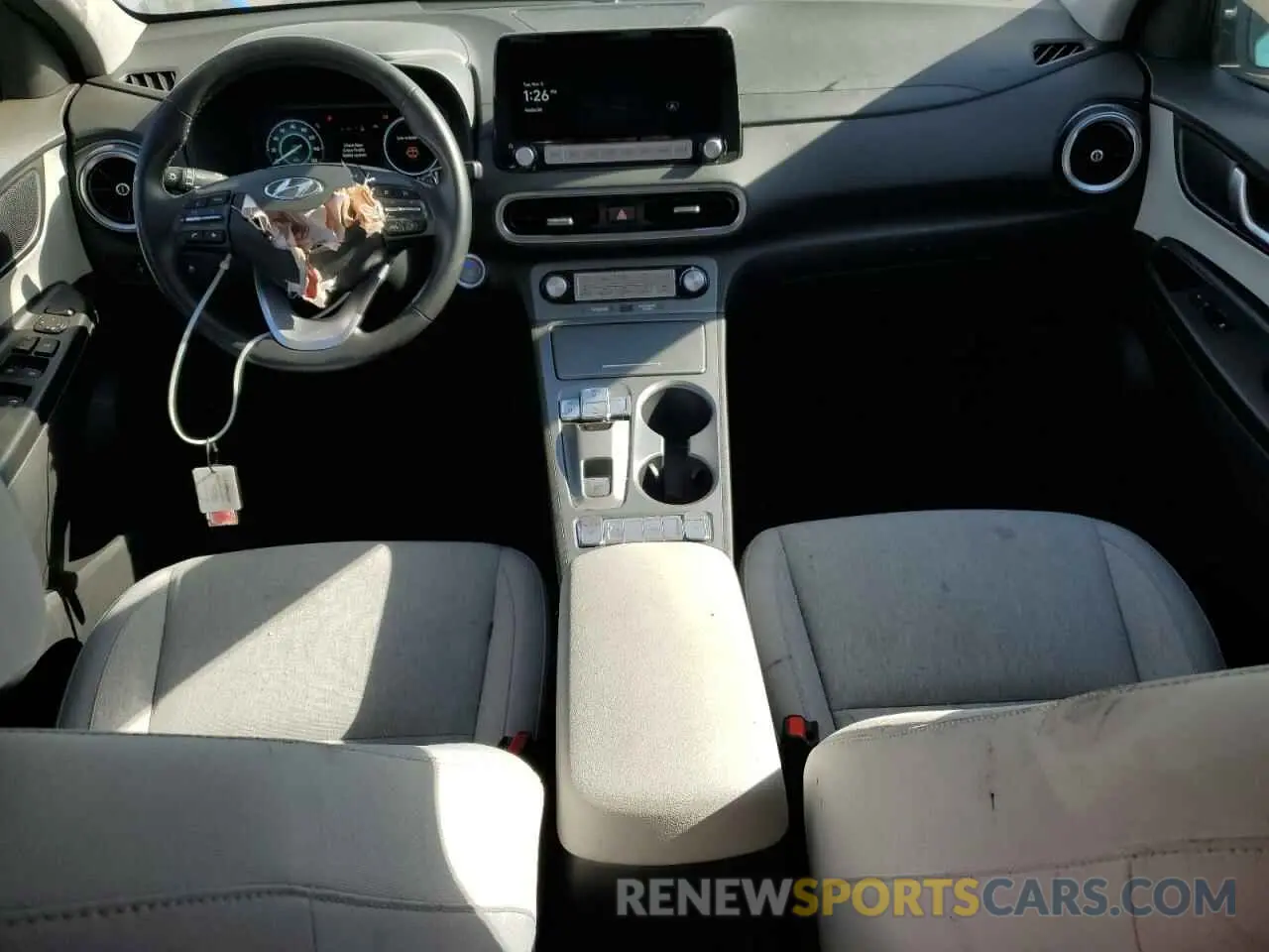 8 Photograph of a damaged car KM8K33AG0PU182505 HYUNDAI KONA 2023