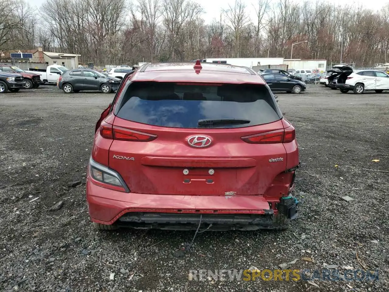 6 Фотография поврежденного автомобиля KM8K33AG1PU186871 HYUNDAI KONA 2023