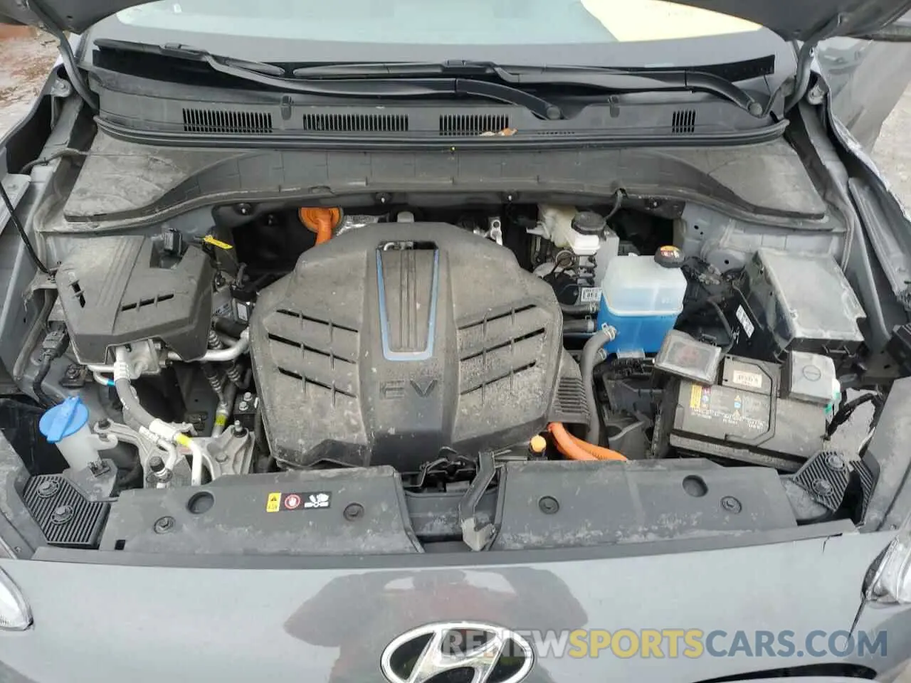 11 Photograph of a damaged car KM8K33AG3PU189321 HYUNDAI KONA 2023