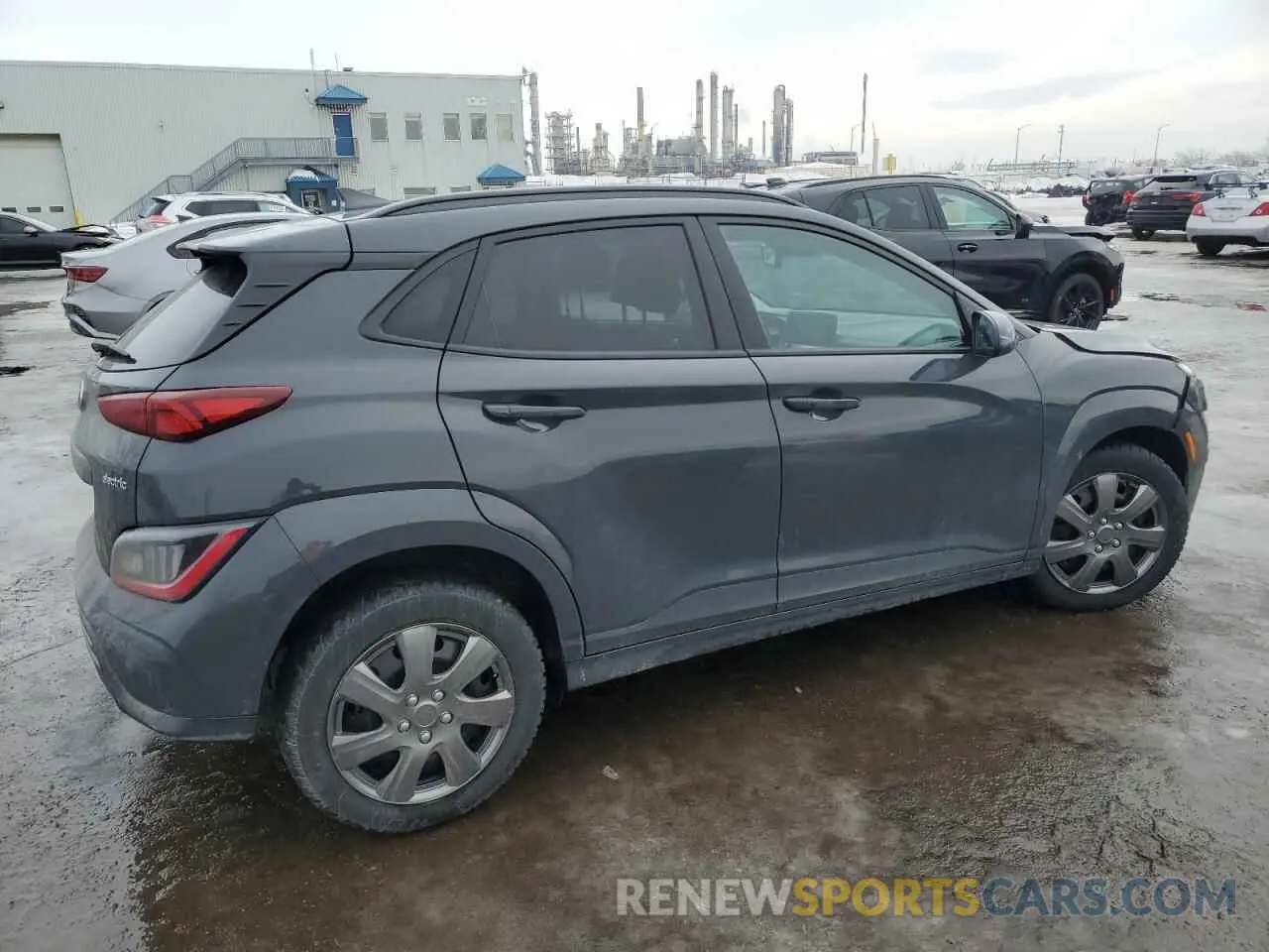 3 Photograph of a damaged car KM8K33AG3PU189321 HYUNDAI KONA 2023