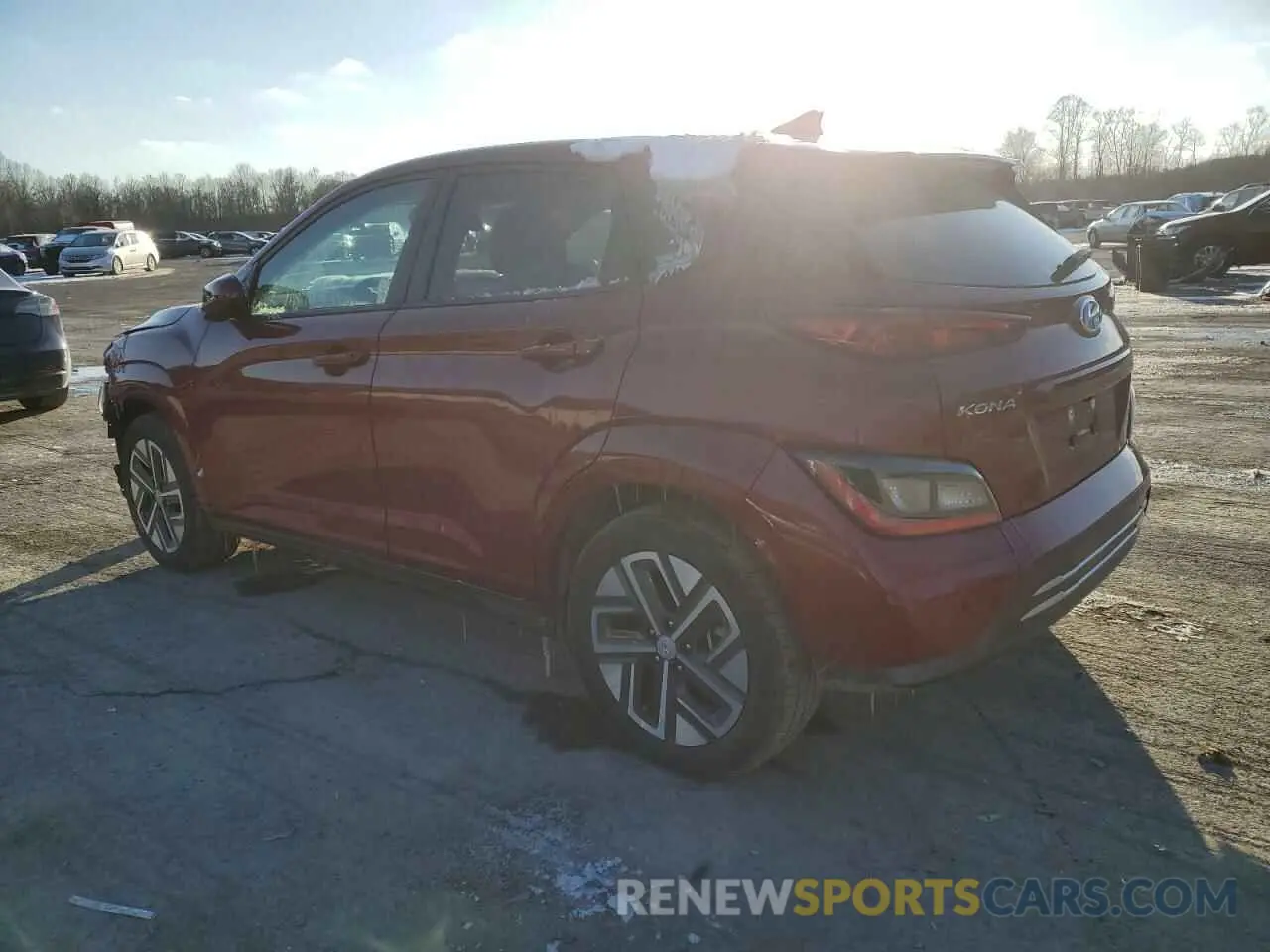 2 Photograph of a damaged car KM8K33AG3PU190503 HYUNDAI KONA 2023
