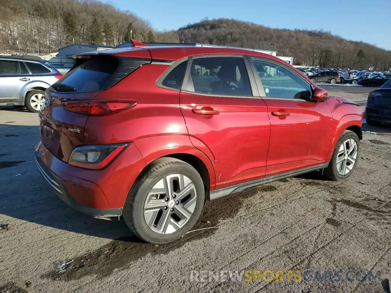 3 Photograph of a damaged car KM8K33AG3PU190503 HYUNDAI KONA 2023