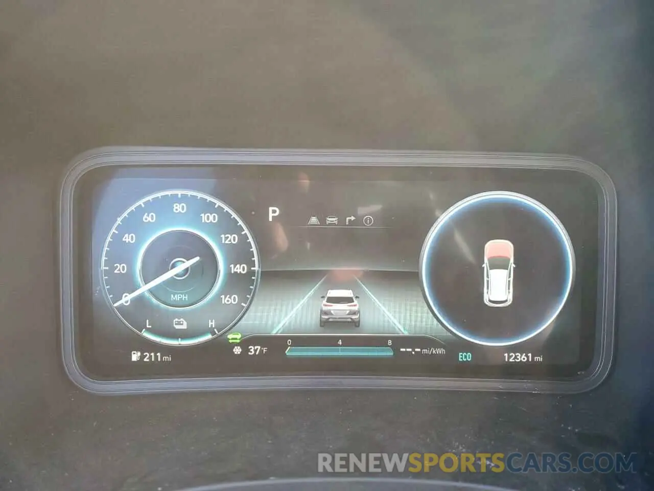 9 Photograph of a damaged car KM8K33AG3PU190503 HYUNDAI KONA 2023