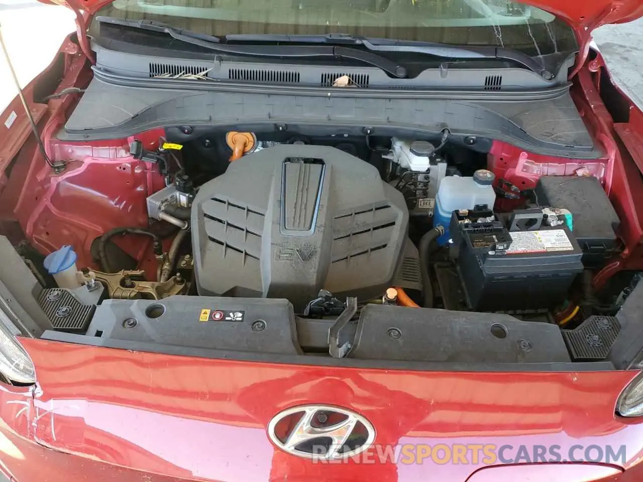 11 Photograph of a damaged car KM8K33AG3PU192896 HYUNDAI KONA 2023