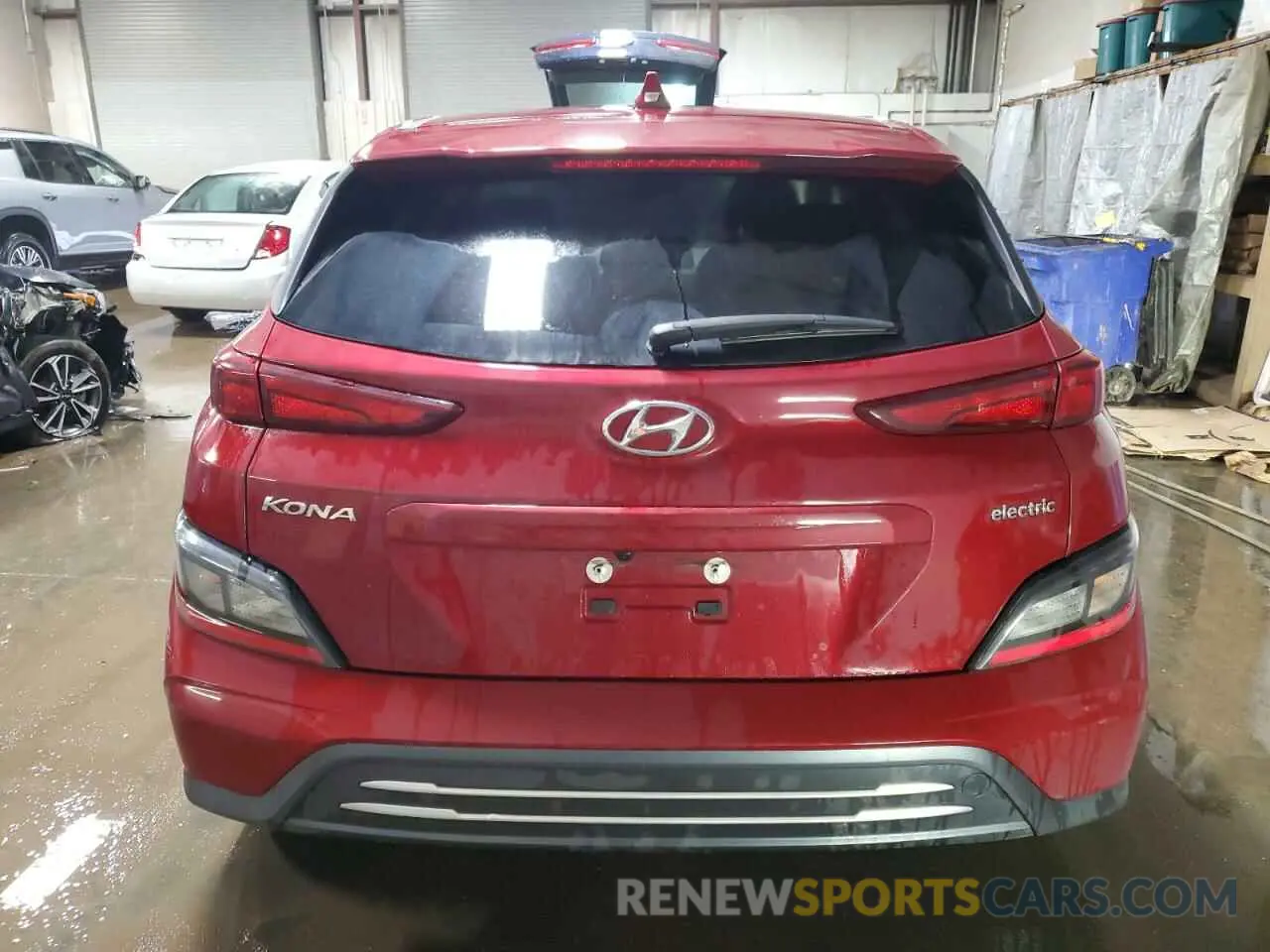 6 Photograph of a damaged car KM8K33AG4PU183432 HYUNDAI KONA 2023