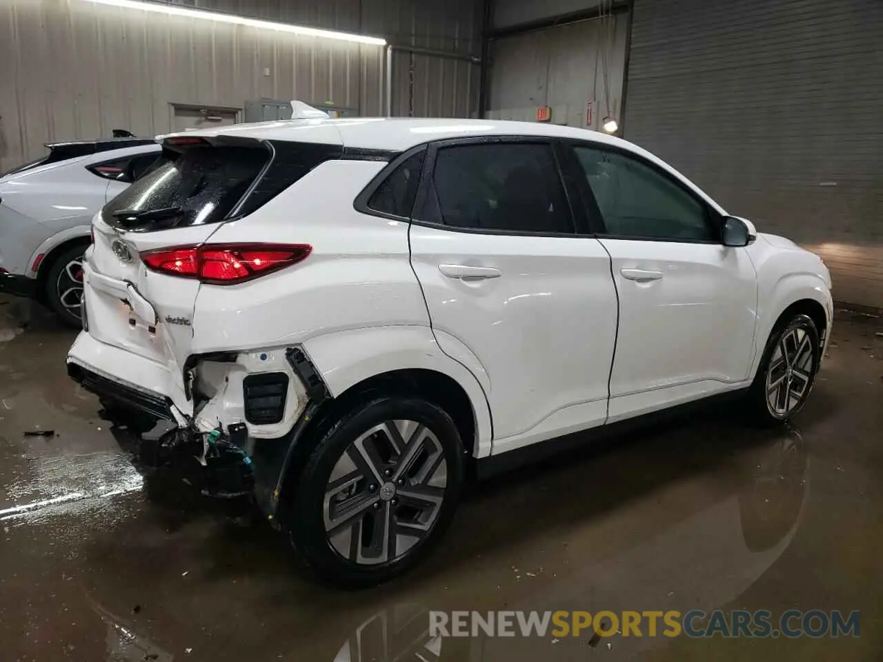3 Photograph of a damaged car KM8K33AG5PU183410 HYUNDAI KONA 2023